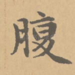 腹