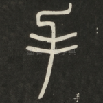 手