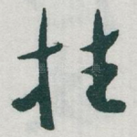 拄