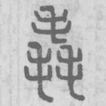 毳