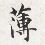 薄