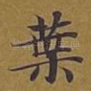 叶