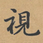 视