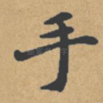 手