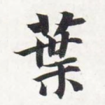 叶