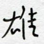 雄