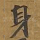 身
