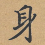 身