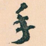 手
