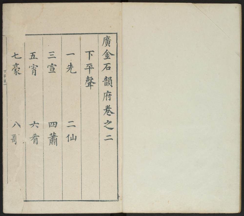 广金石韵府-莲庵藏书-卷三 - 第2页