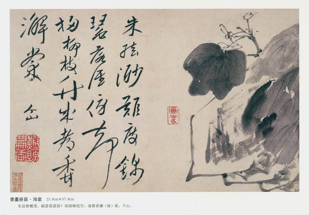 书画册页之海棠 - 第1页
