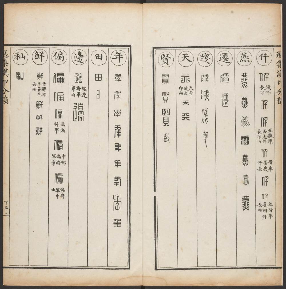 汉印分韵选集-卷二 - 第4页