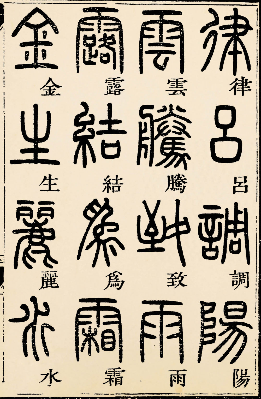 篆书千字文 - 第3页