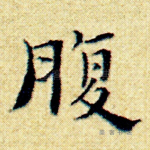 腹