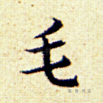 毛