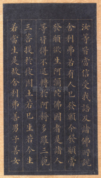 真书无量寿经册页 - 第24页