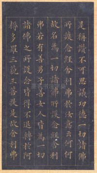 真书无量寿经册页 - 第23页